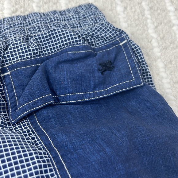 pal zileri concept Check swim trunk Men’s 4XL Inseam 5.5” Blue Swimwear - Picture 9 of 10